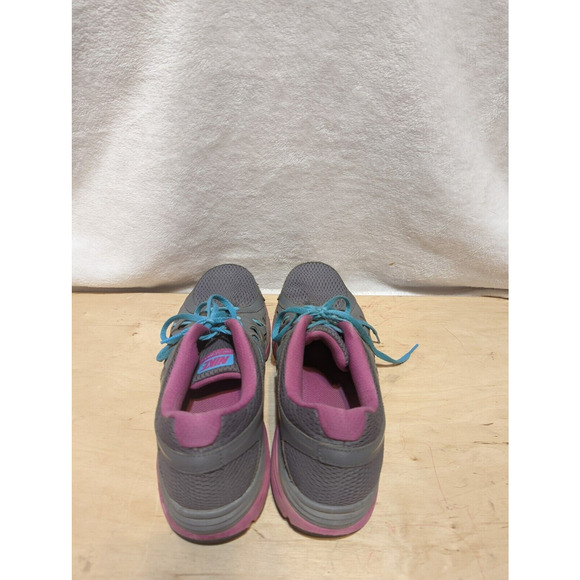 Nike Women’s Dial Fusion Run‎ 2 Running Shoes Sz. 11 GRAY PINK 599564-002 - Picture 4 of 9